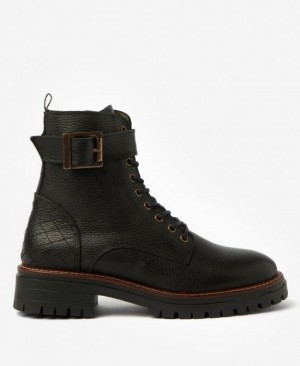 Botas Barbour Heidi Commando Mujer Negros Mexico | G5H86374