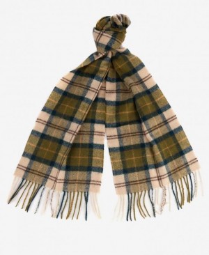 Bufanda Barbour Tartan Lambswool Hombre Amarillos Mexico | O9G59967