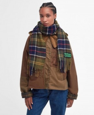 Bufanda Barbour x GANNI Tartan Mujer Multicolor Mexico | W9K70944