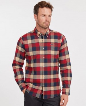 Camisas Barbour Valley Tailored Hombre Rojos Mexico | S6W91164