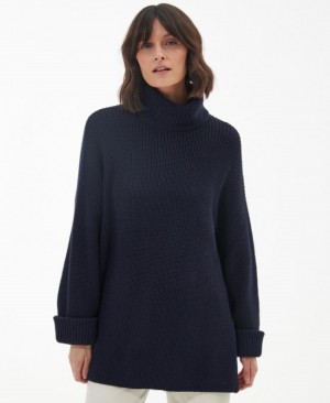 Cape Barbour Stitch Mujer Azul Marino Mexico | U1A78501