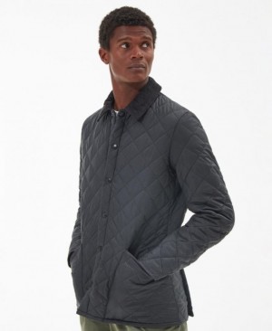 Chaqueta Acolchada Barbour Heritage Liddesdale Hombre Grises Mexico | F1J00638