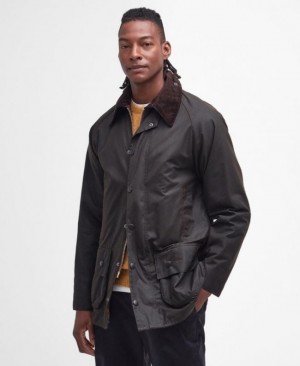 Chaqueta Encerada Barbour Classic Beaufort Hombre Verde Oliva Mexico | U2N33981
