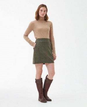 Falda Barbour Birch Mujer Marrom Mexico | F2C02370