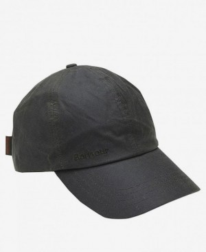 Gorras Barbour Wax Sports Hombre Negros Mexico | G1R06456