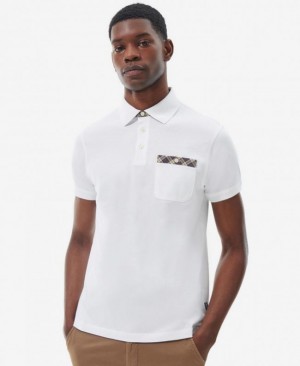 Polo Barbour Hirstly Hombre Blancos Mexico | T8I04515