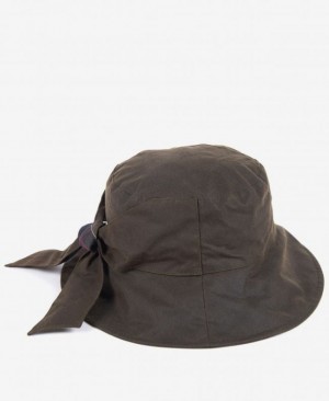 Sombreros Barbour Brambling Wax Mujer Verdes Mexico | M7W80974